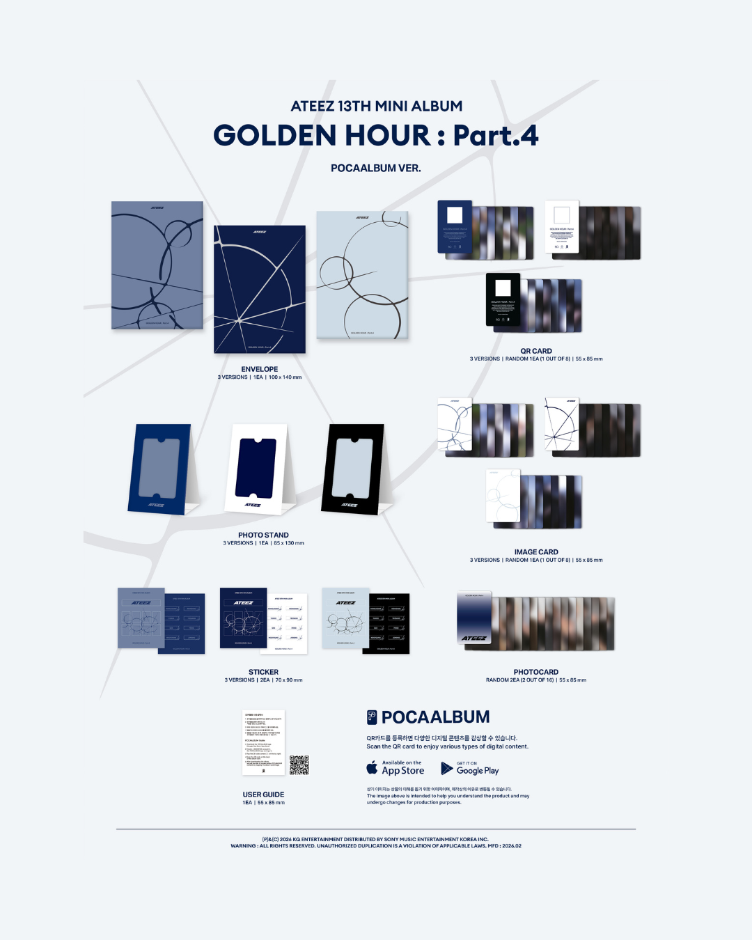 Ateez Golden Hour Part 4 Poca Album